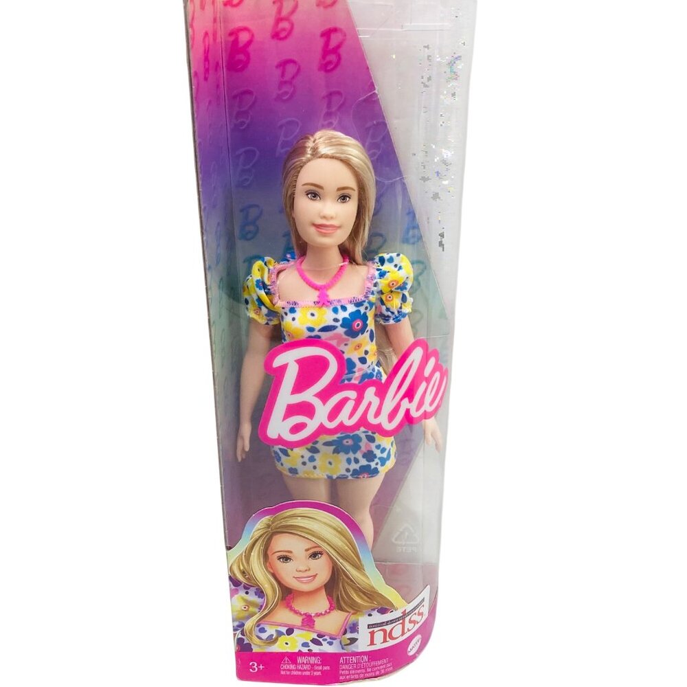 Barbie Fashionistas Doll #208, Doll with Down Syndrome Wearing Floral Dress